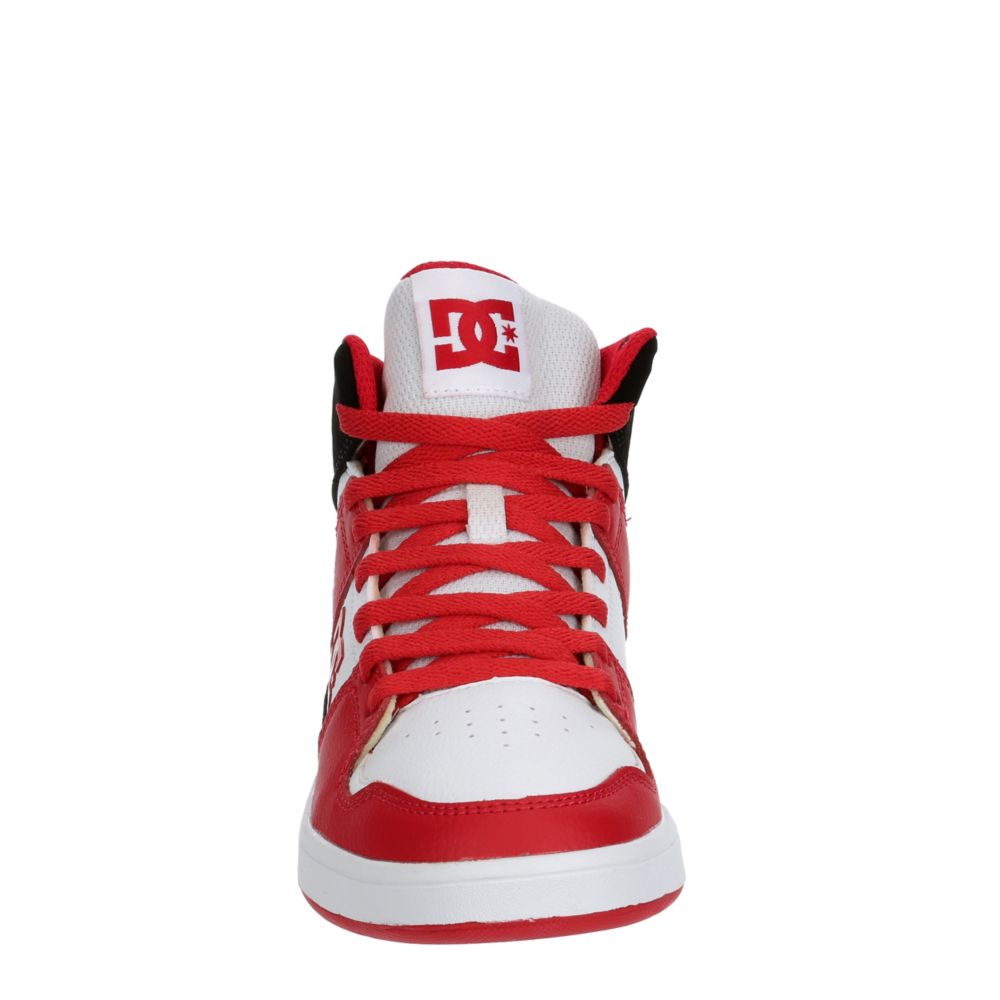 red dc high tops