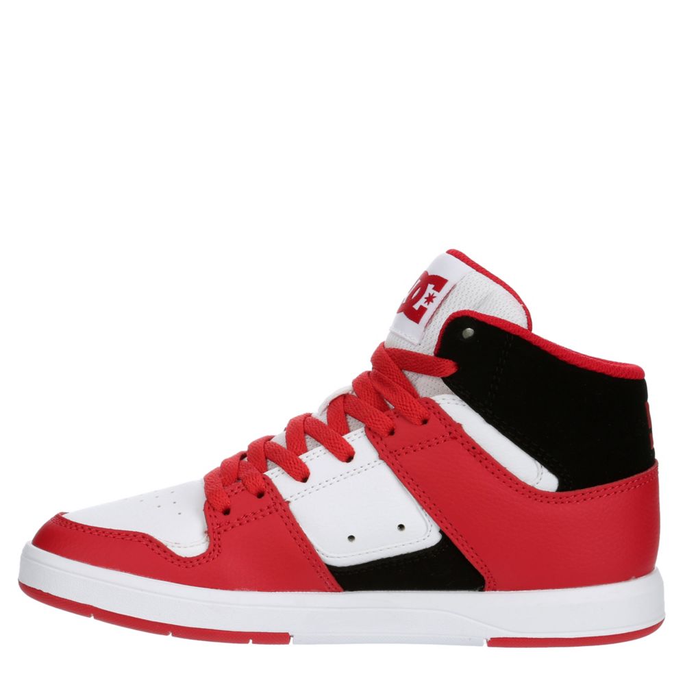 red dc high tops