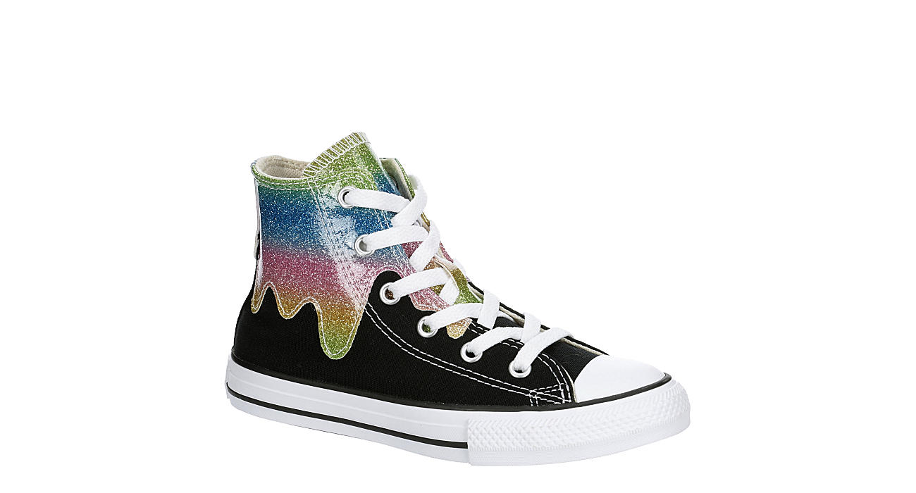 Black Converse Girls Chuck Taylor All Star High Top Sneaker | Kids | Rack  Room Shoes