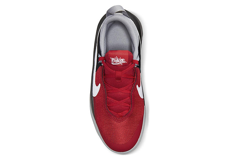 Nike Boys Big Kid Team Hustle D10 High Top Basketball Shoe - Red