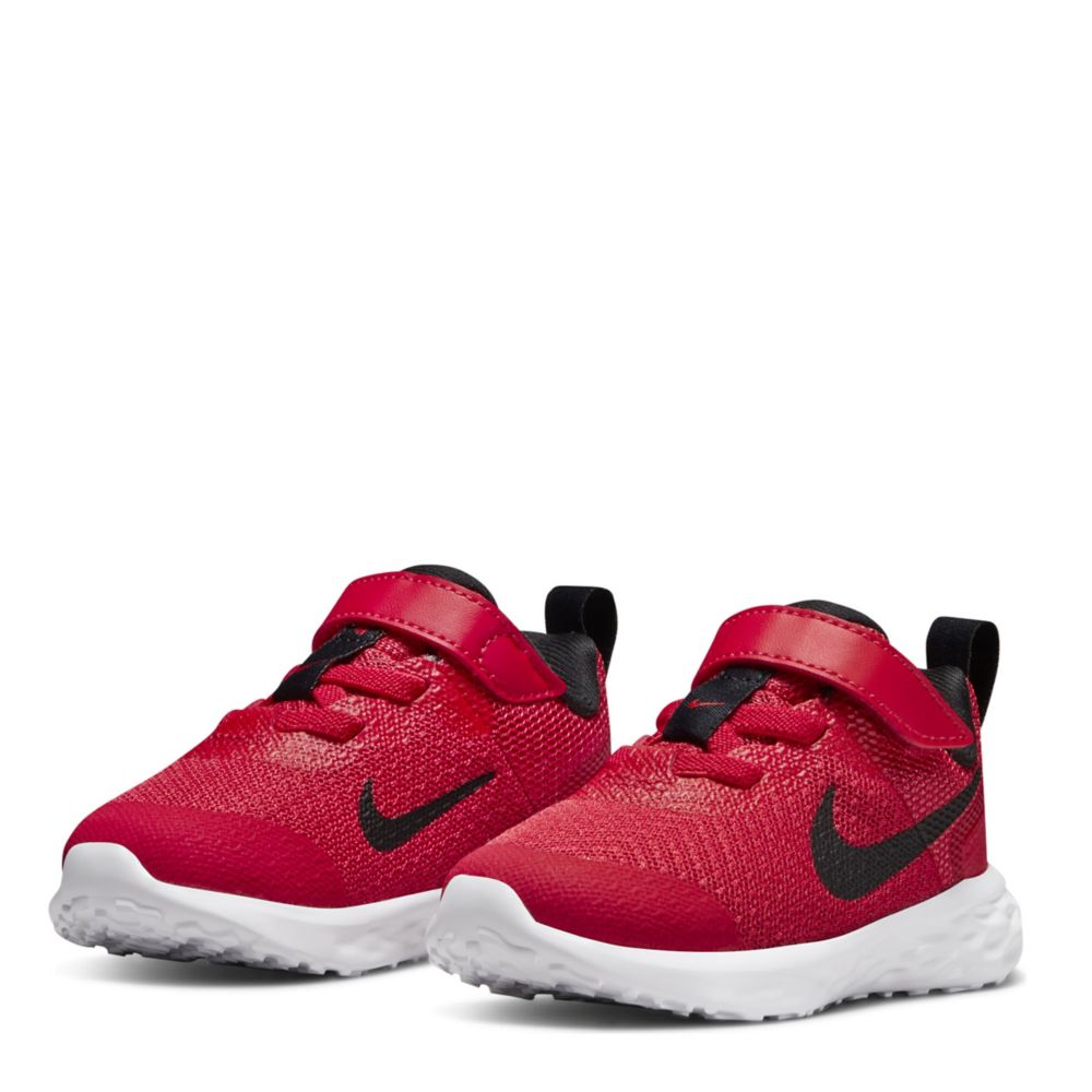 sólido Acerca de la configuración talento Red Nike Boys Infant And Toddler Revolution 6 Slip On Sneaker | Velcro |  Rack Room Shoes