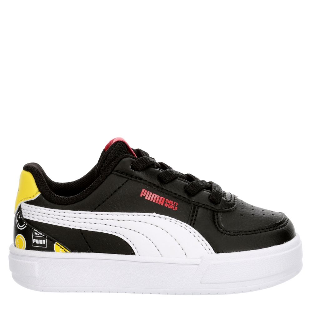 Black Puma Boys Caven Smiley World Sneaker | Infant Toddler | Rack Room Shoes