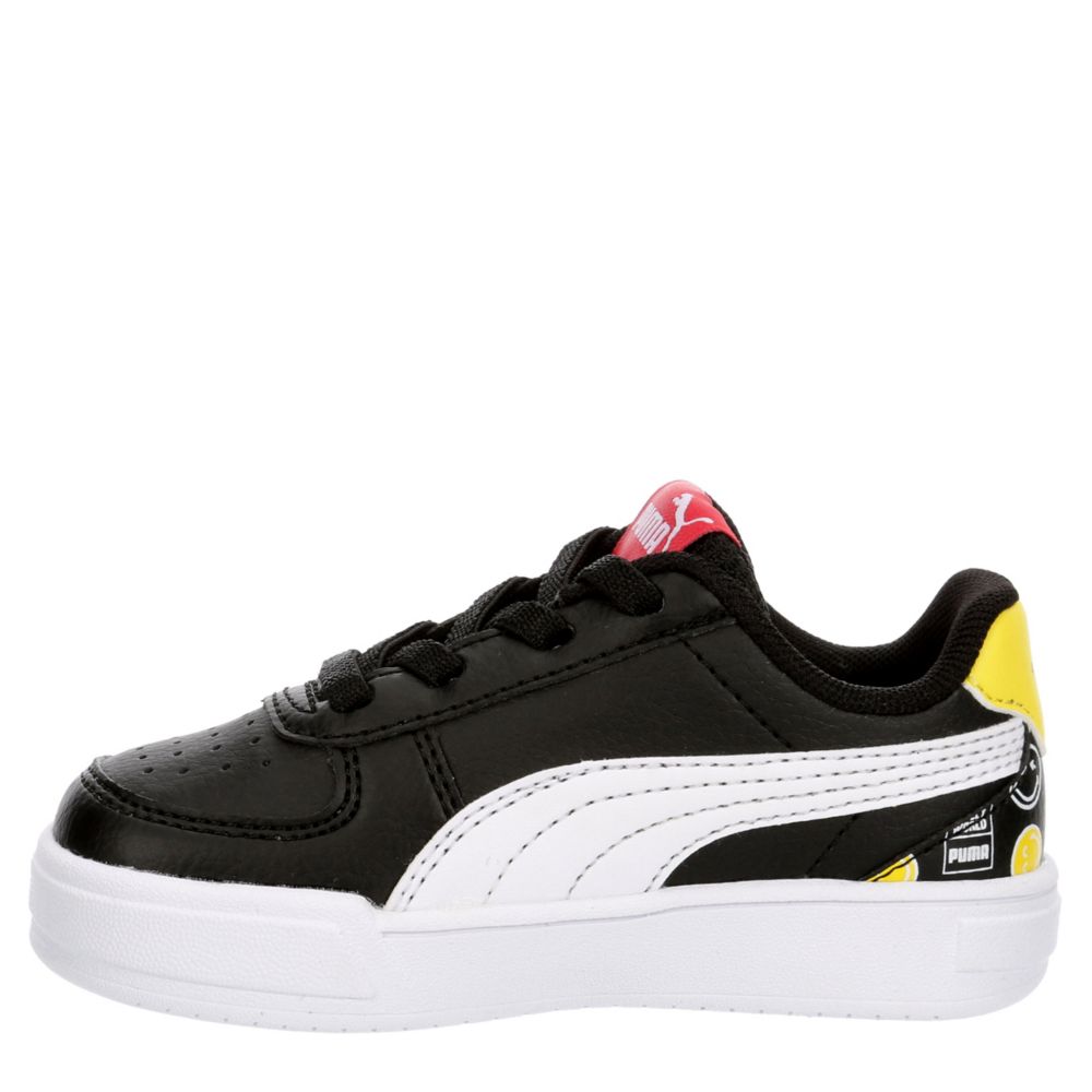 Black Boys Toddler Caven Smiley World Sneaker Puma Rack Room Shoes