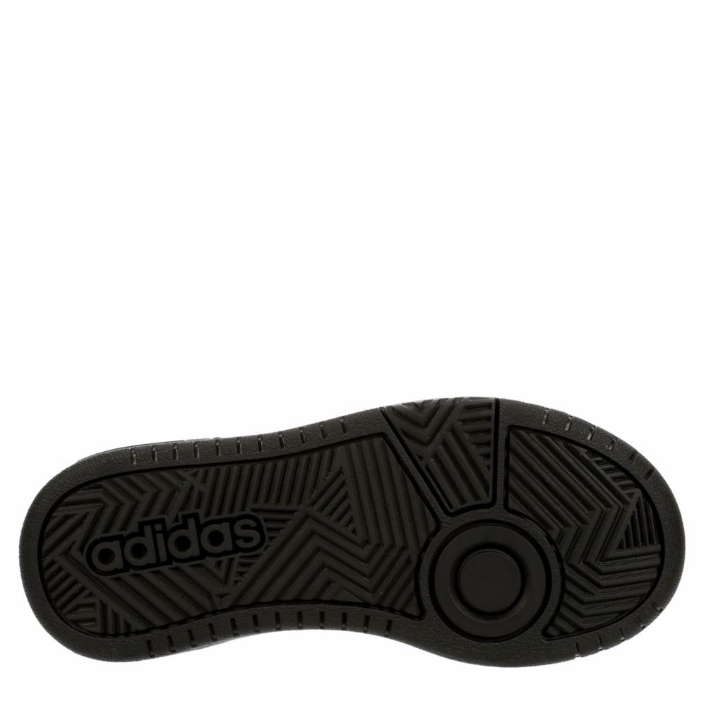 Adidas Boys Hoops 3.0 - Shoes Black/White/Gum Size 11.0