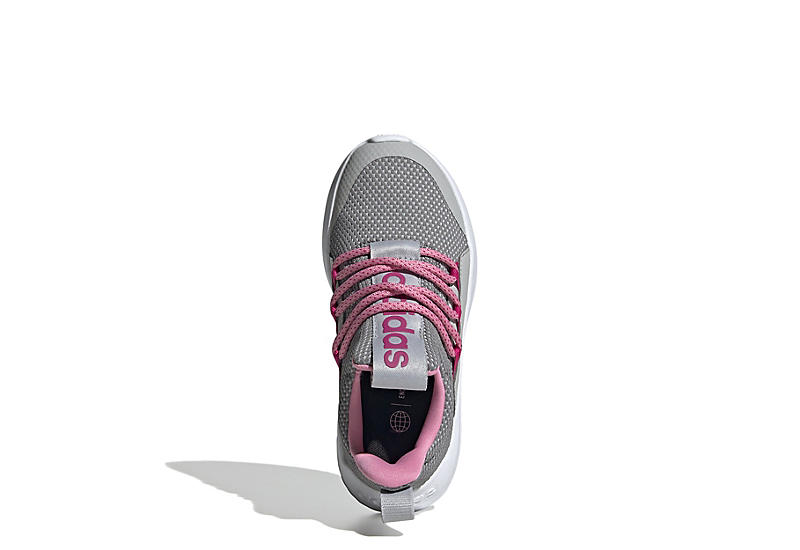 Pink Girls Little-big Kid Lite Racer Adapt 5 Slip On Sneaker | Adidas |  Rack Room Shoes
