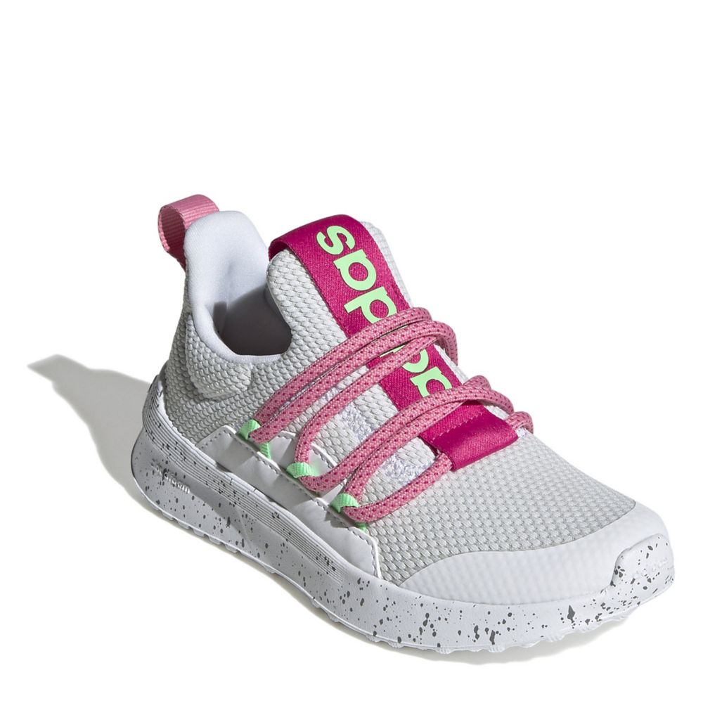 White Adidas Girls Lite Racer Adapt 5.0 Slip On Sneaker | Kids | Rack