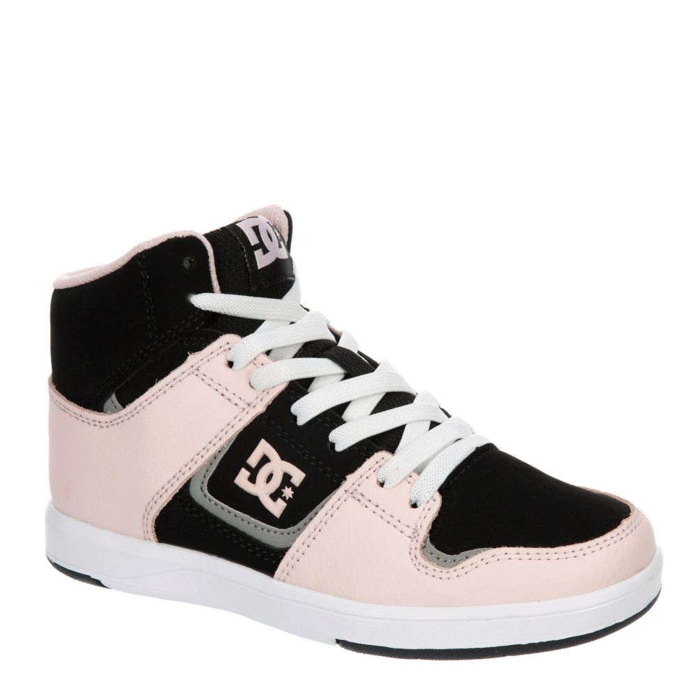 Pink Dc Shoes Girls Cure High Top Sneaker | Kids | Rack Room Shoes