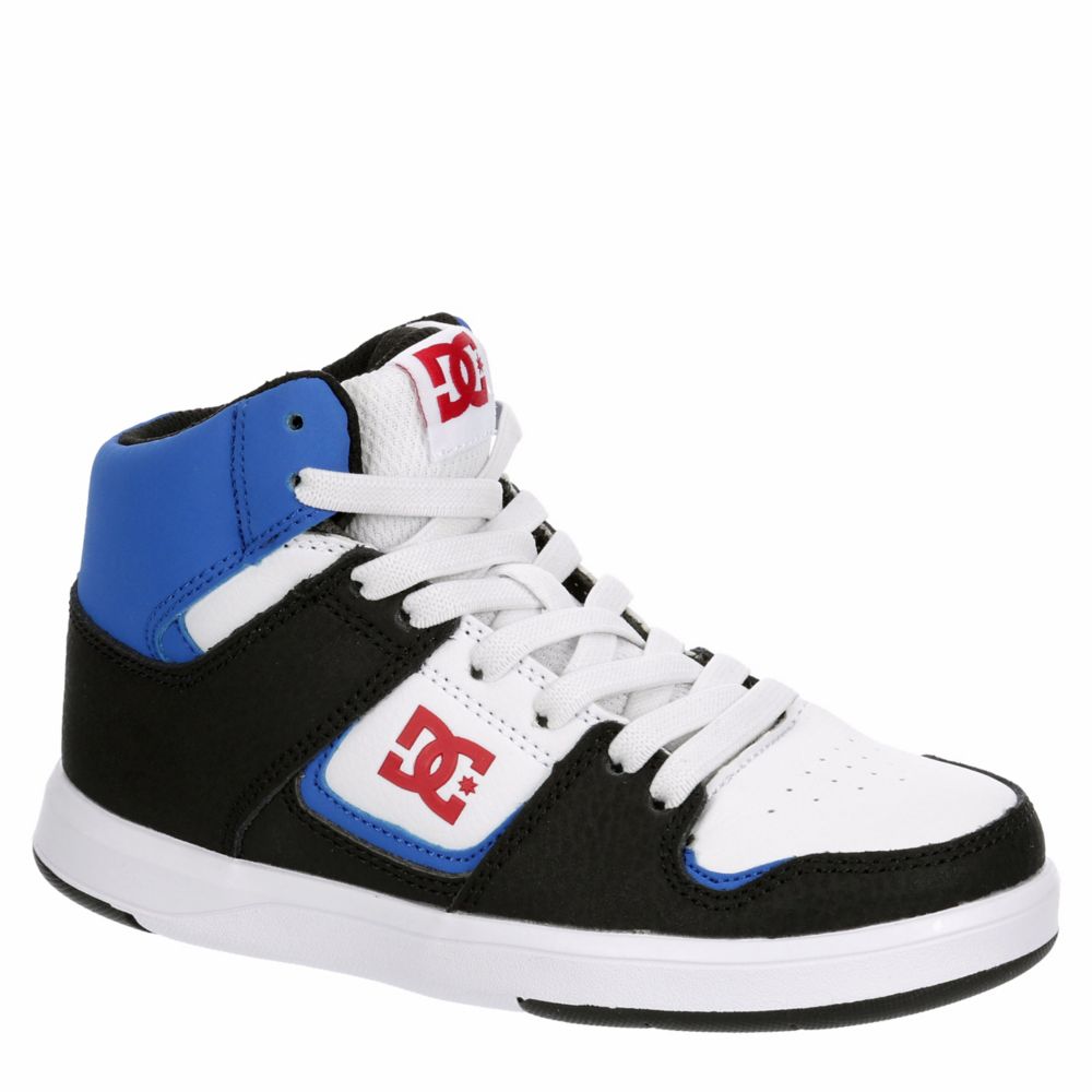 Red Dc Shoes Boys Little Kid Cure High Top Sneaker, Kids