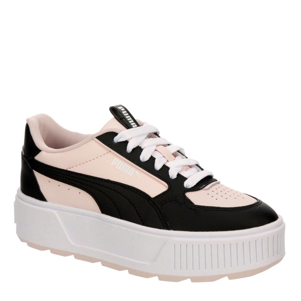 Black and shop pink puma shoes