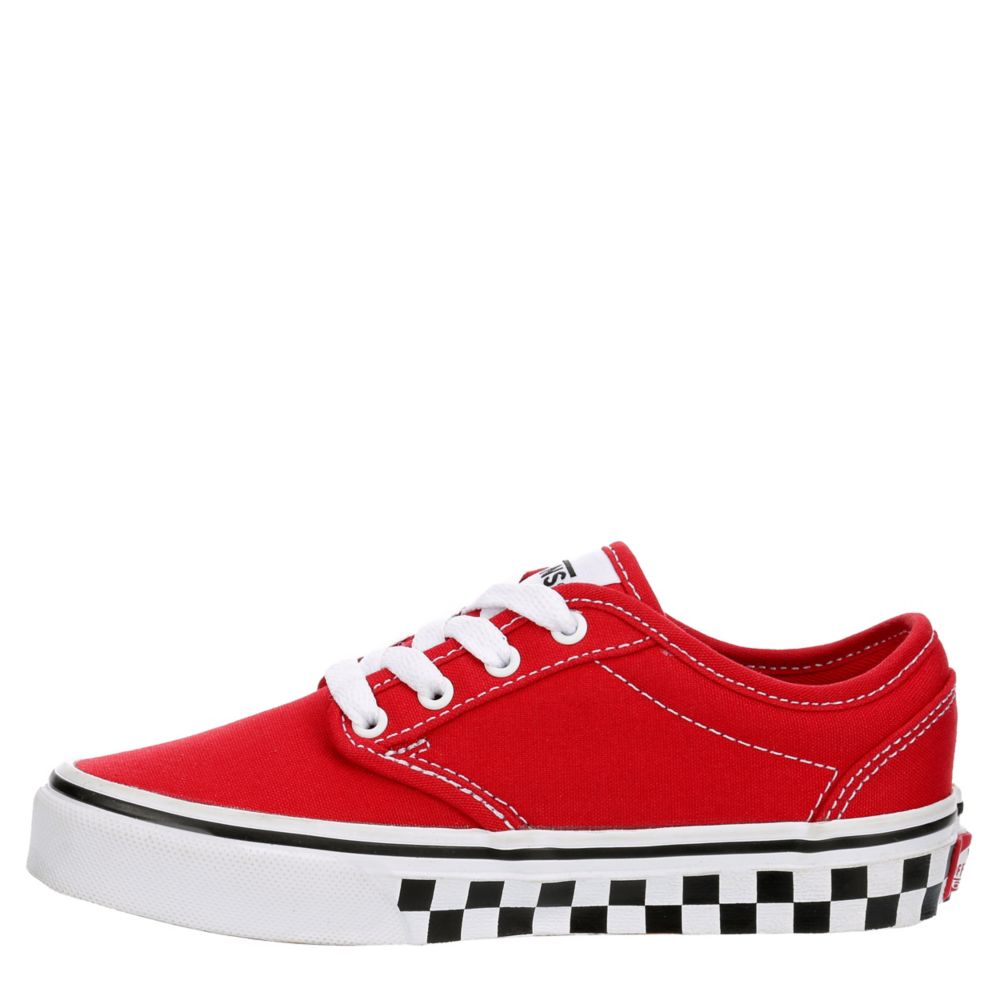 Big kids 2025 red vans