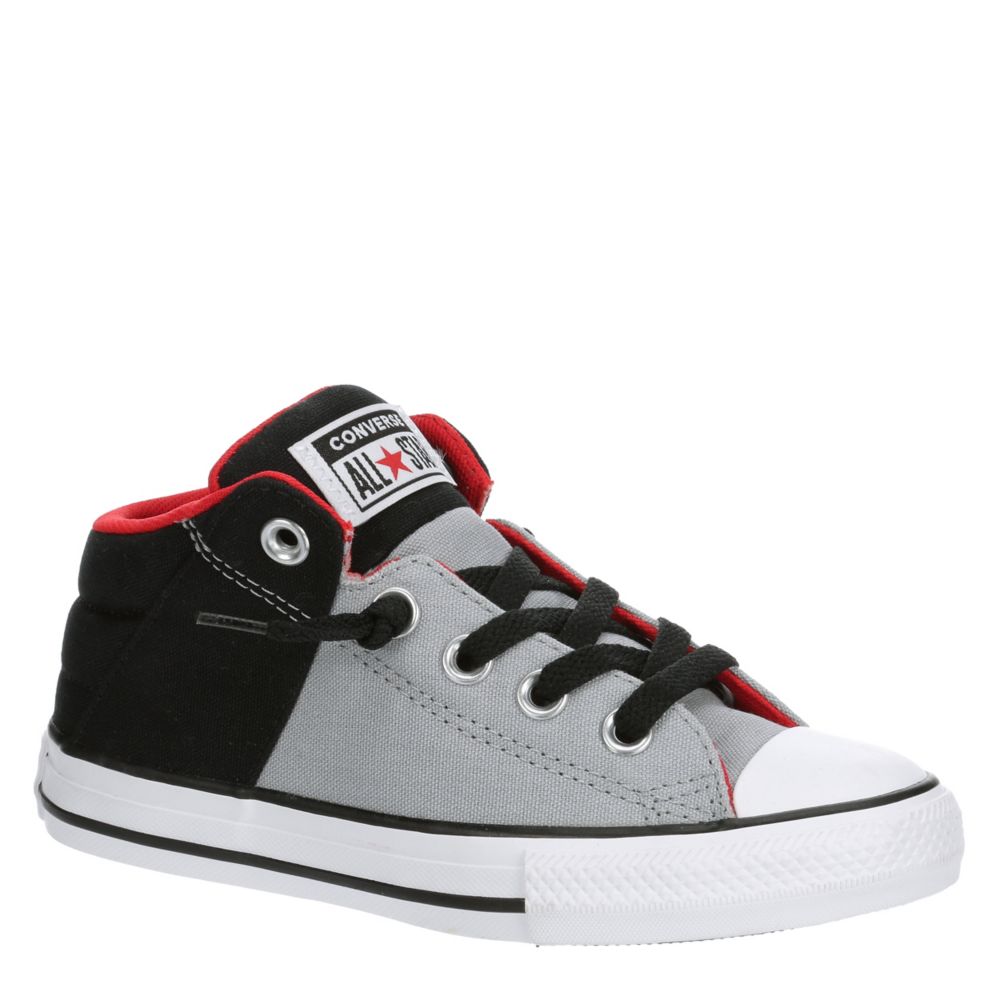 Grey Converse Boys Little Kid Chuck Taylor All Star Axel Mid Sneaker | Kids  | Rack Room Shoes