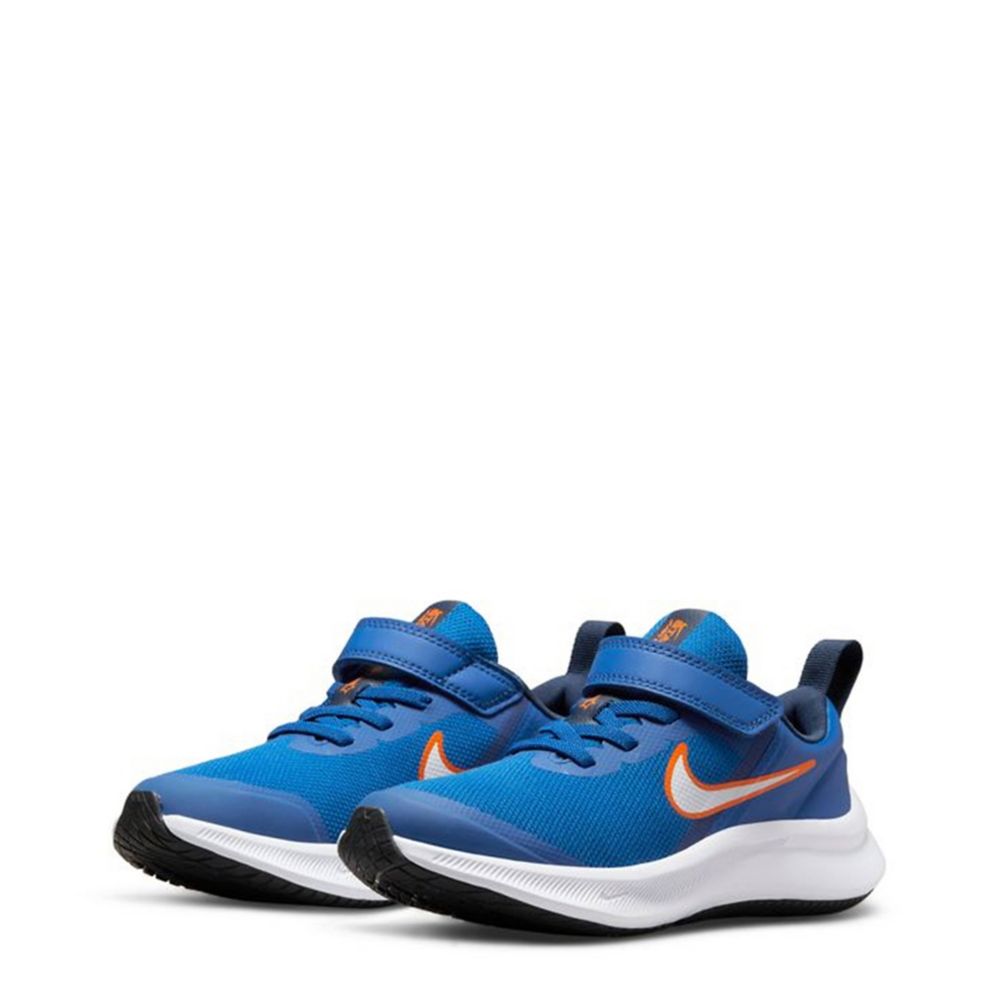 Blue Nike Boys Star Runner 3 Sneaker | Velcro | Rack Room Shoes