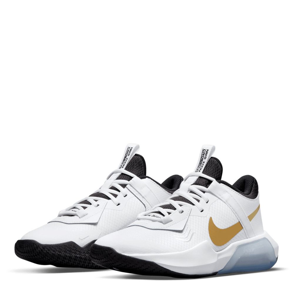 White Nike Boys Crossover Basketball Shoe | Rack Room Shoes