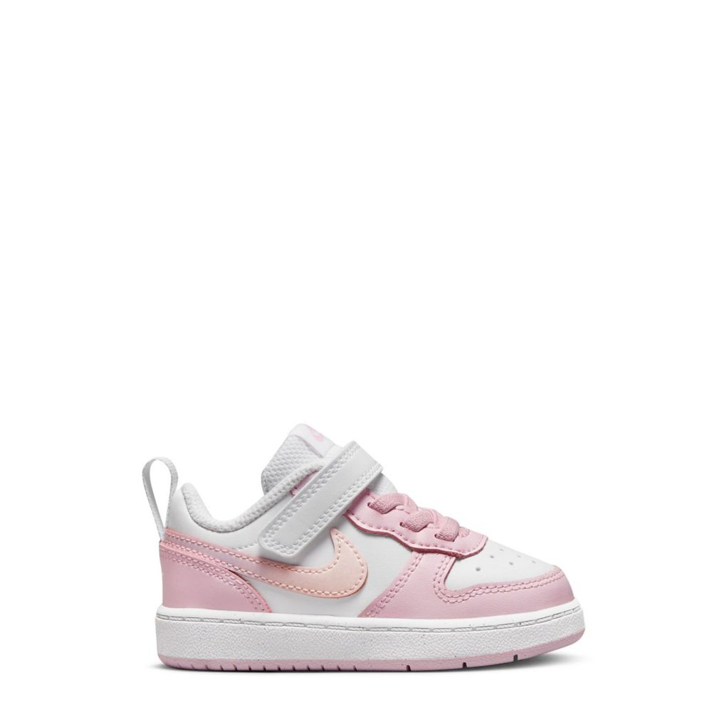 Pink Girls Infant-toddler Court Borough 2 Low Sneaker, Nike
