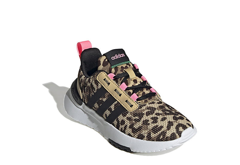 Leopard Adidas Girls Racer Tr21 Sneaker | Kids Rack Room Shoes