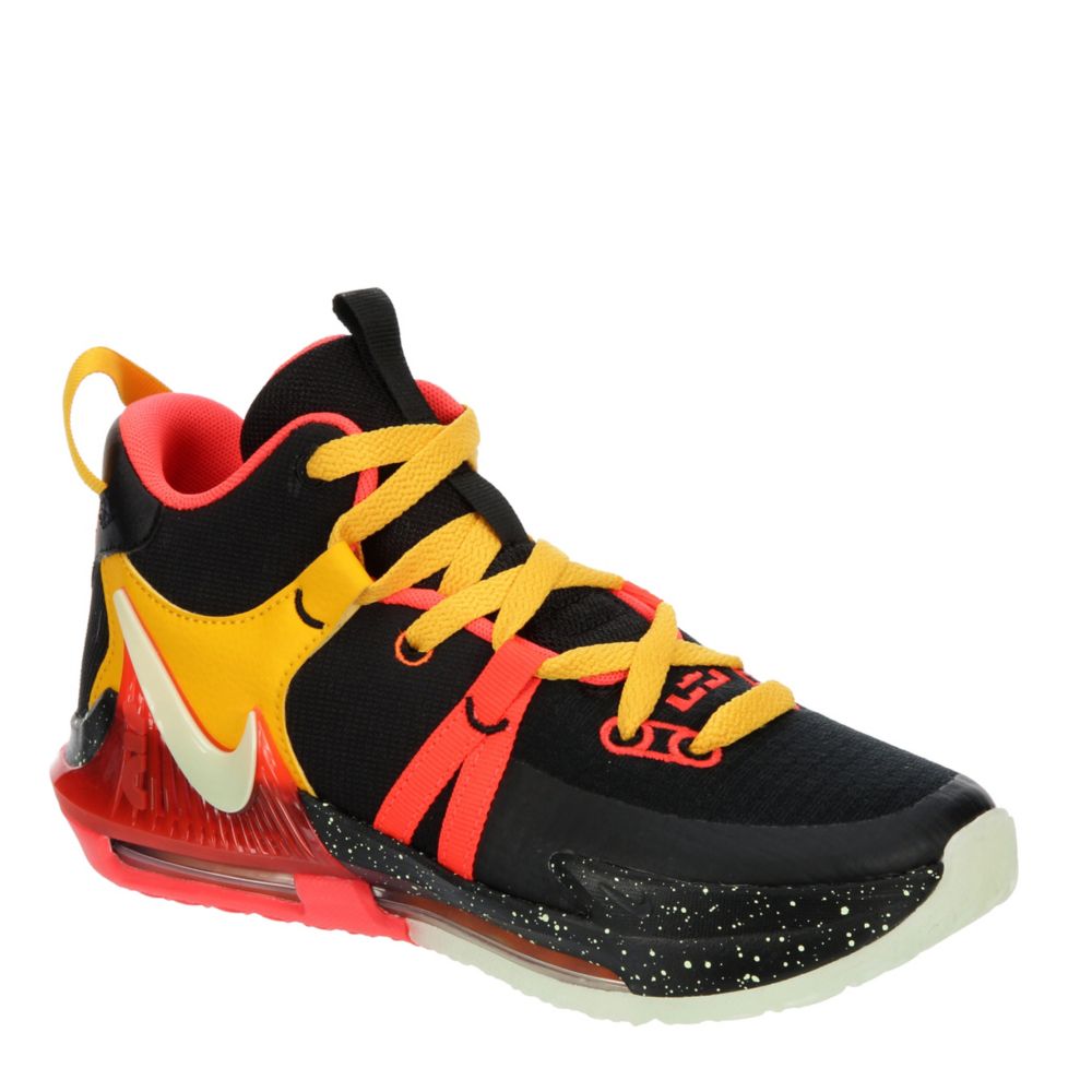 Black Nike Boys Lebron Witness 7 Basketball Shoe | Kids Rack Room Shoes