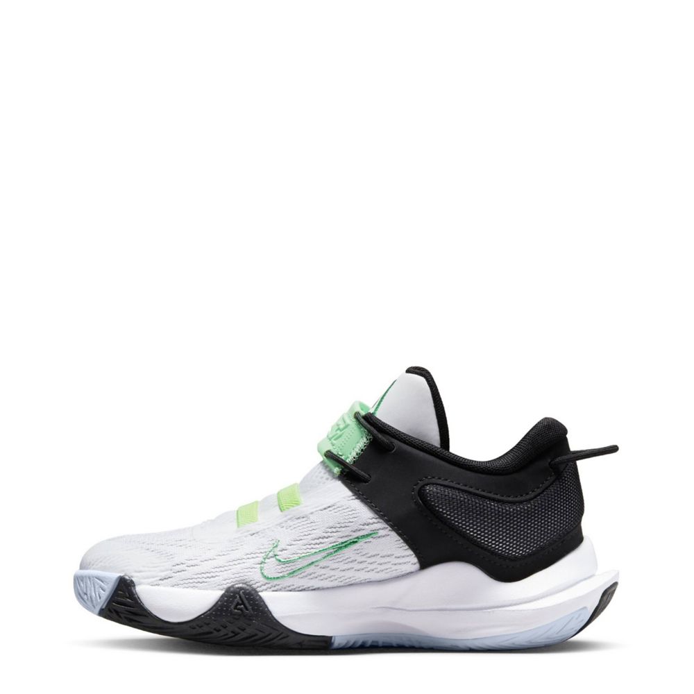 White Nike Boys Giannis Immortality 2 Basketball Shoe Kids Rack