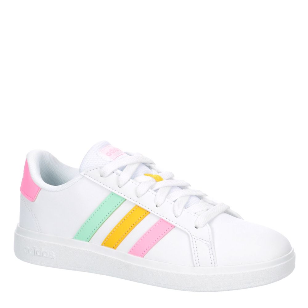 dosis neerhalen Variant White Adidas Girls Little And Big Kid Grand Court 2.0 Sneaker | Kids | Rack  Room Shoes