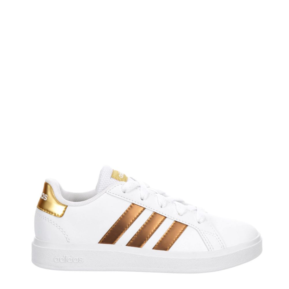 Girls hotsell gold adidas