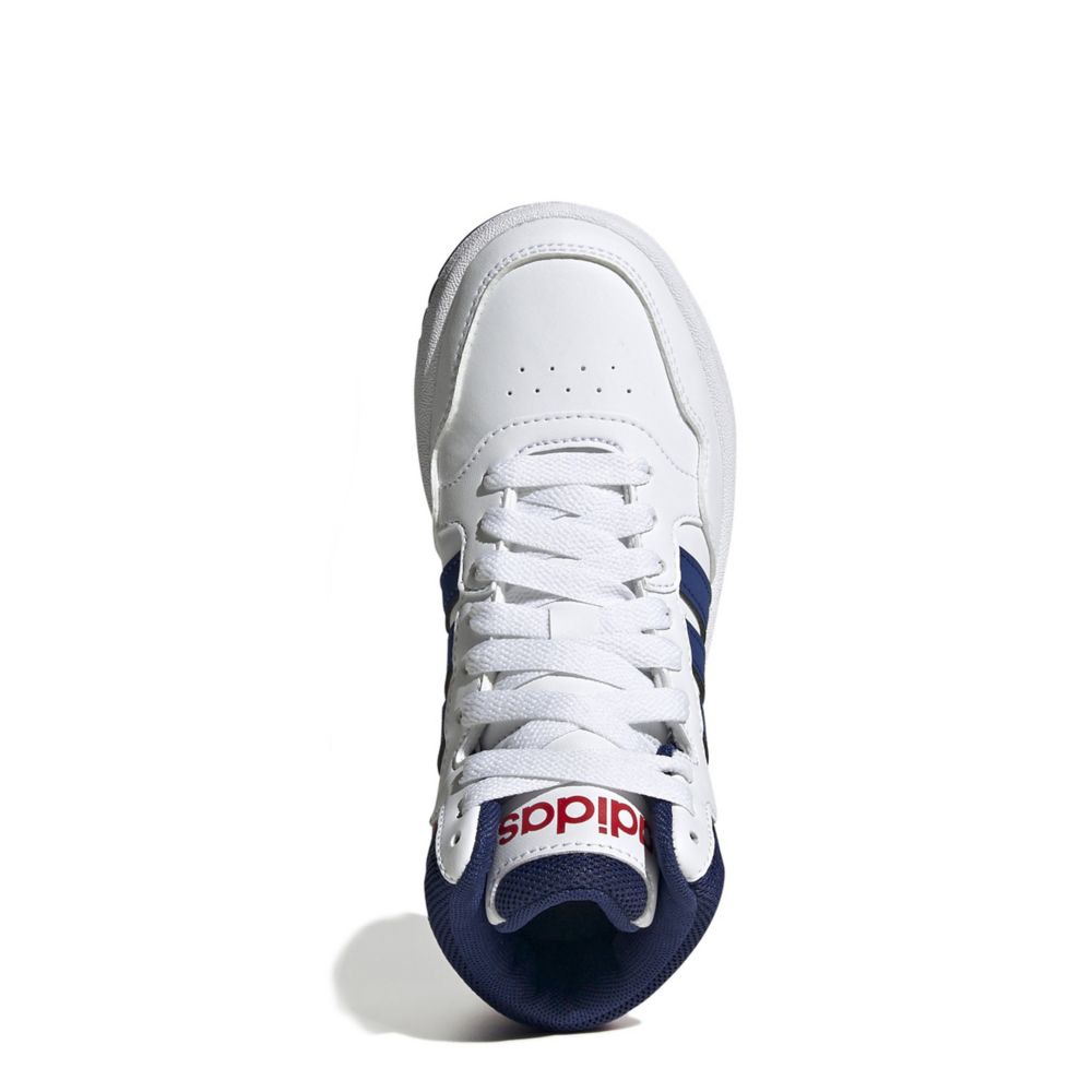 Blue Boys Little-big Kid Hoops 3.0 Mid Sneaker | Adidas | Rack Room Shoes