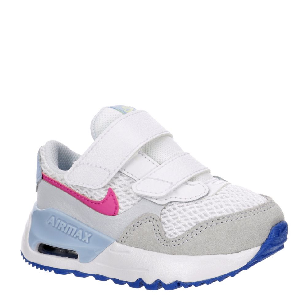 GIRLS INFANT TODDLER AIR MAX SYSTM TD SNEAKER FUSCHIA