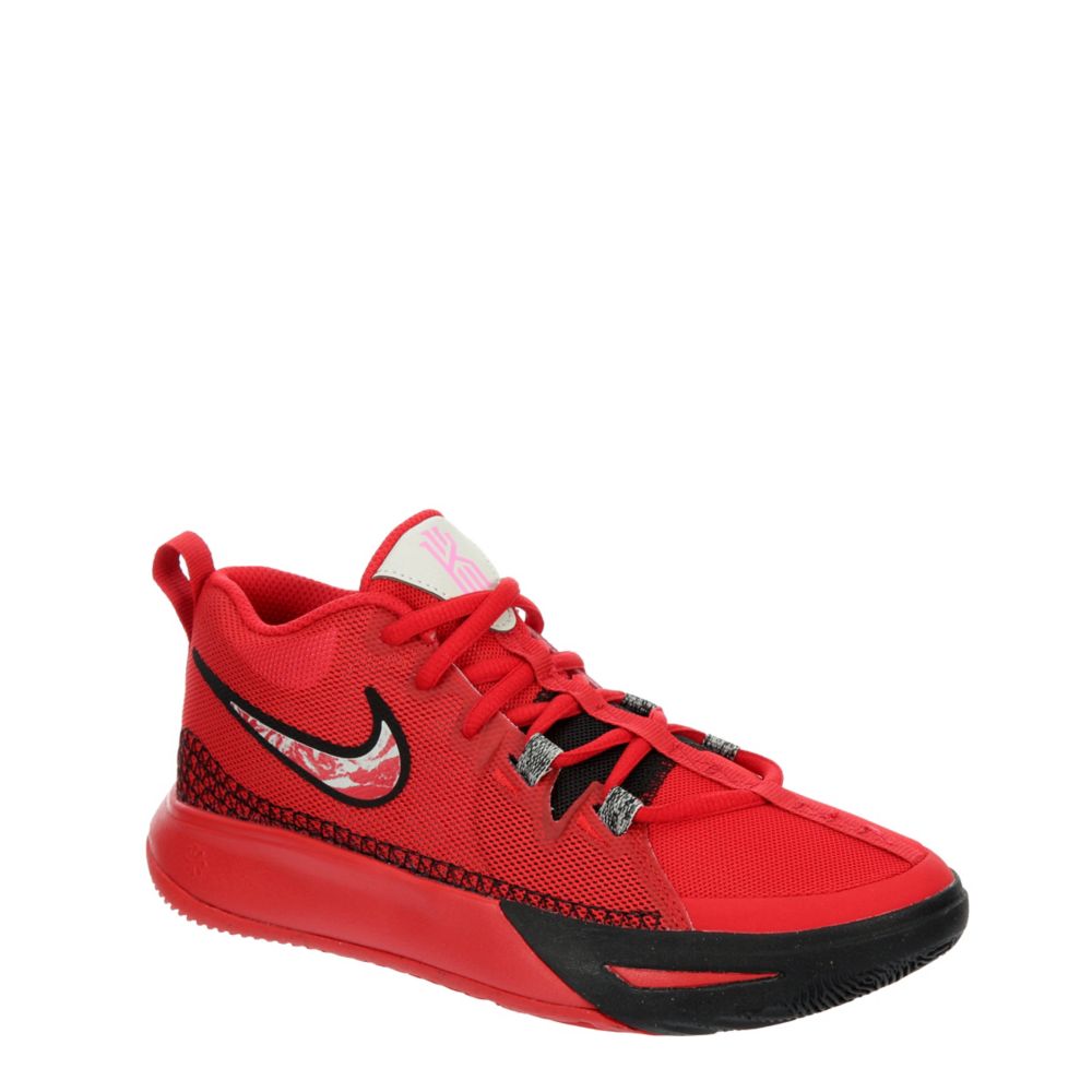 Fashion Red High Basketball Shoes for Men Platform Cushioning