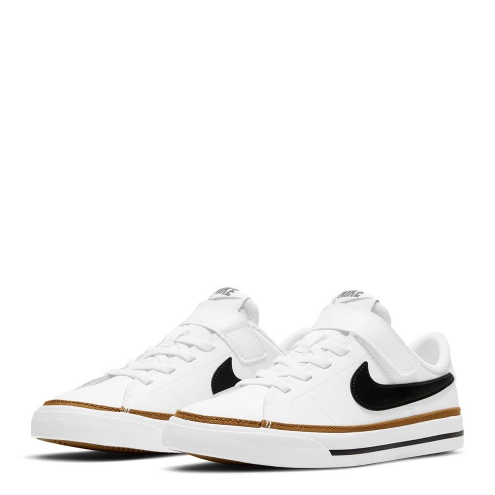 Nike Kids' Court Legacy White & Black Shoes