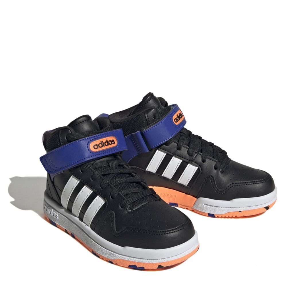 Black Adidas Boys Little And Kid Mid Court Sneaker | Athletic & Sneakers | Rack Room Shoes