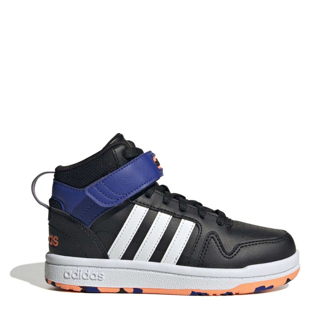 Black Adidas Boys Little And Kid Mid Court Sneaker | Athletic & Sneakers | Rack Room Shoes