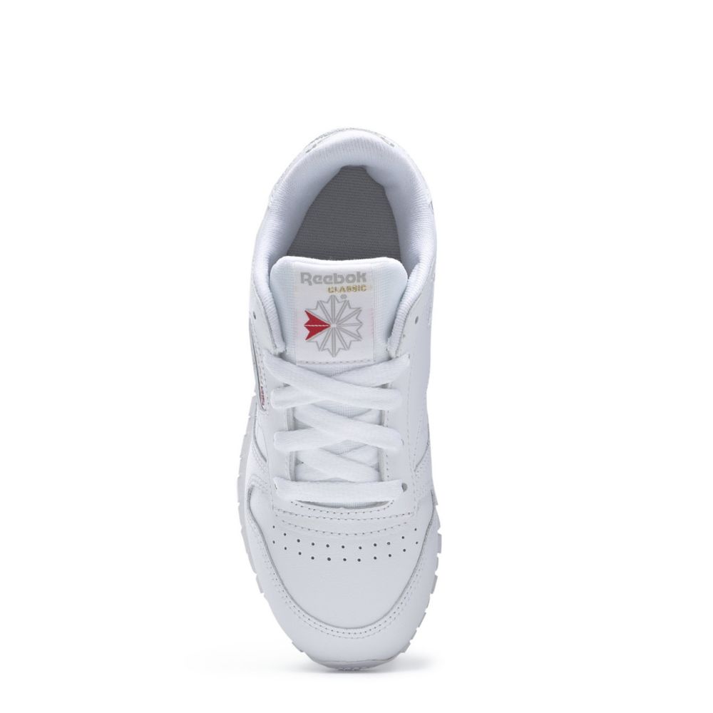 Reebok classic cheap leather junior white