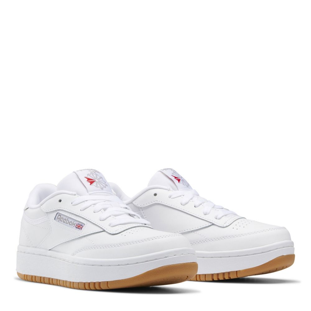 Blive opmærksom fremstille Majestætisk White Reebok Girls Big Kid Classic Club C Double Sneaker | Athletic &  Sneakers | Rack Room Shoes