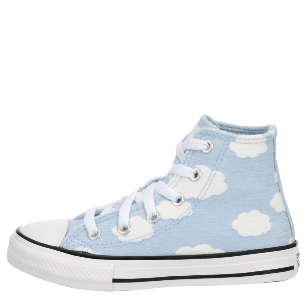 Girls light blue outlet converse