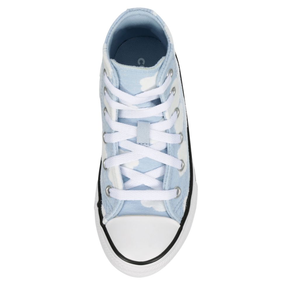 Girls light cheap blue converse