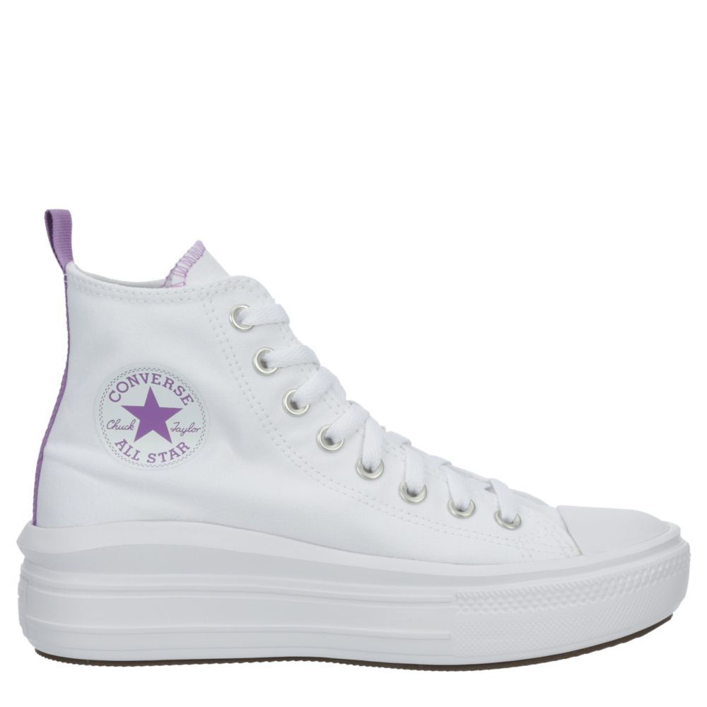 Purple Girls Chuck Taylor All Star Move High Top Sneaker | Converse ...