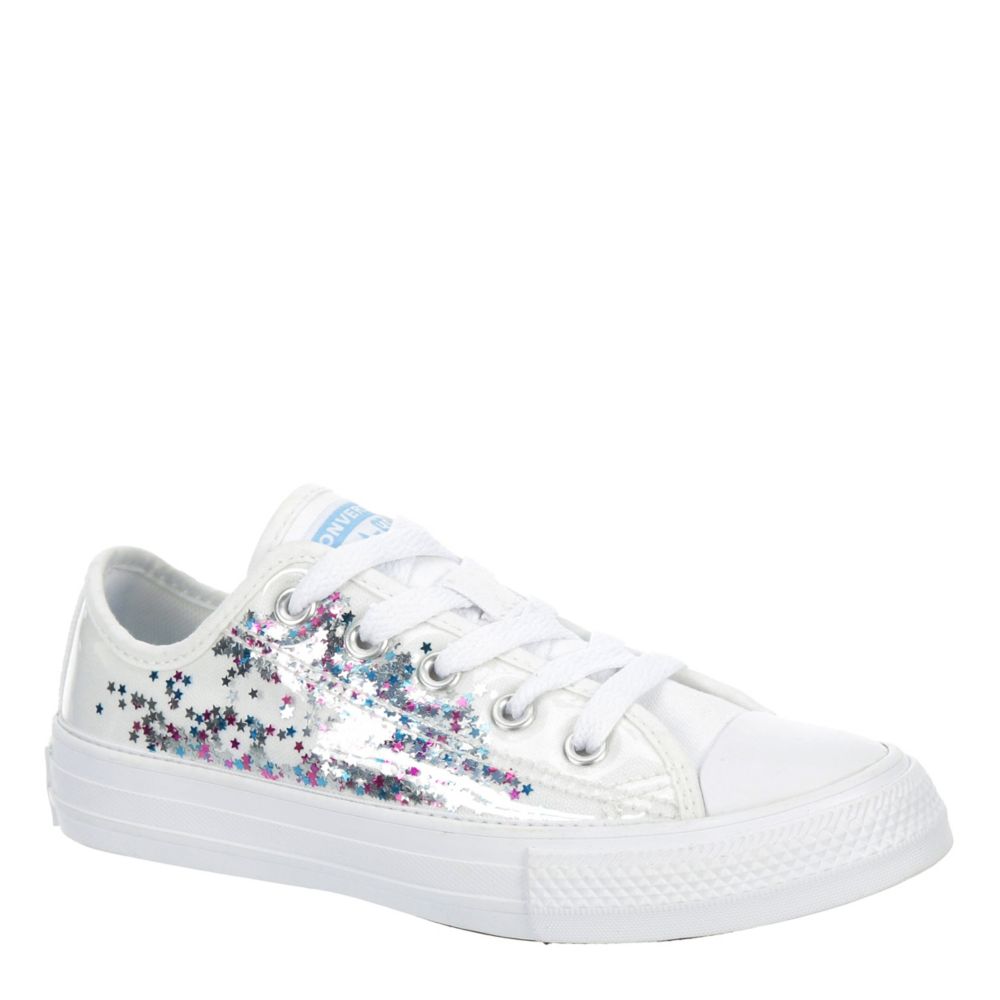 White Girls Little Kid Chuck Taylor All Star Low Sneaker