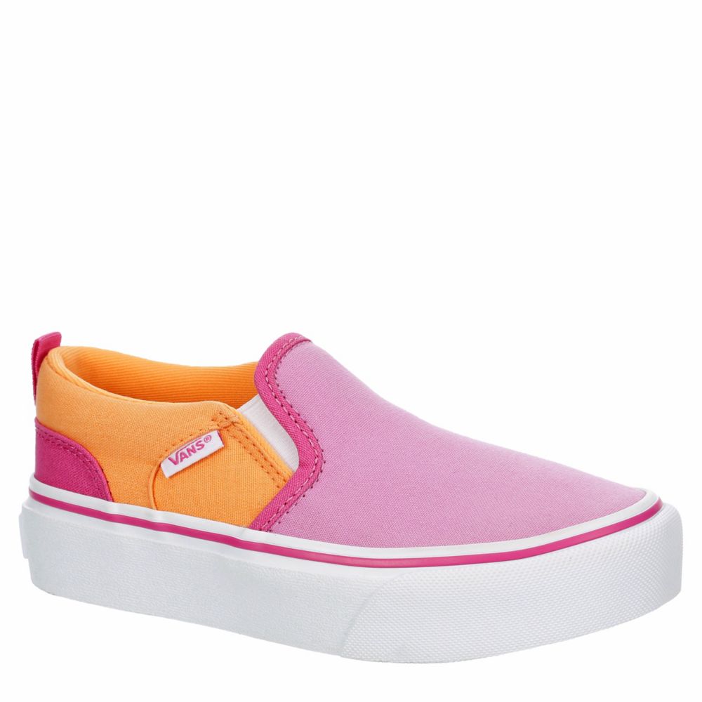 Girls slip hot sale on vans