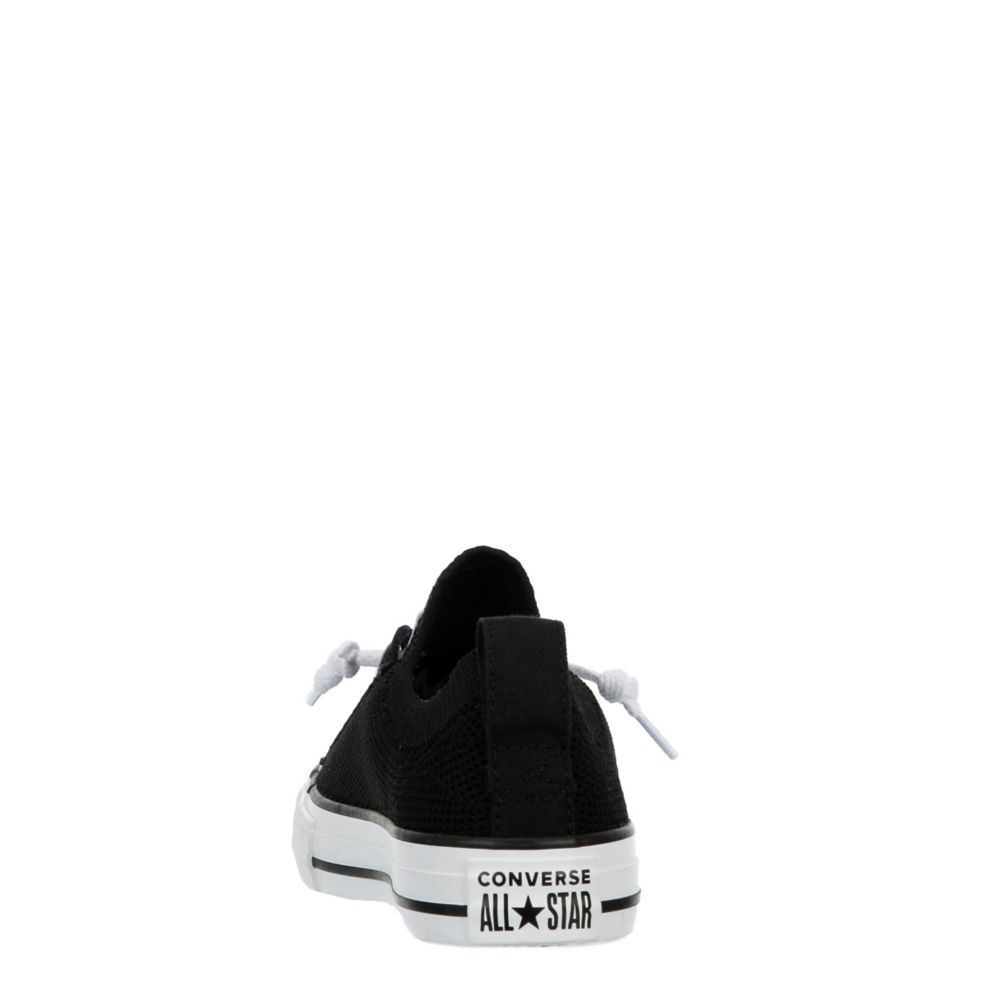 Black Converse Girls Little Kid Chuck Taylor All Star Knit Sneaker, Athletic & Sneakers