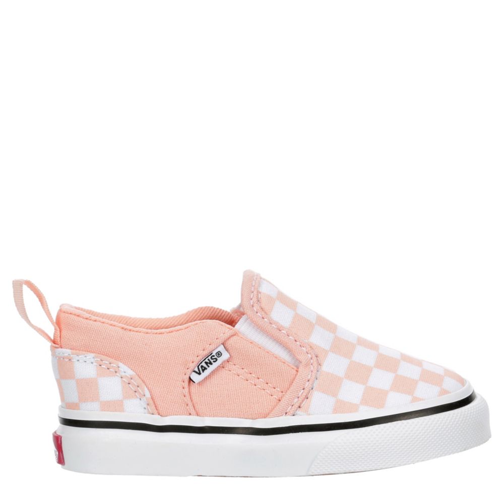 Peach Vans Girls Infant Asher Slip On Sneaker | Athletic & Sneakers | Rack  Room Shoes