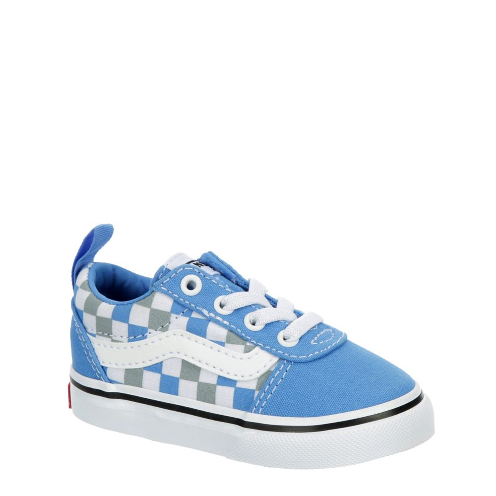 Vans ward outlet checkerboard blue