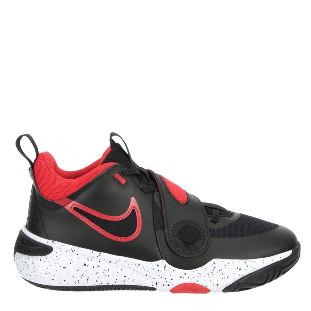 Black Nike Boys Team D11 High Top Basketball Shoe | Athletic & Sneakers | Room Shoes