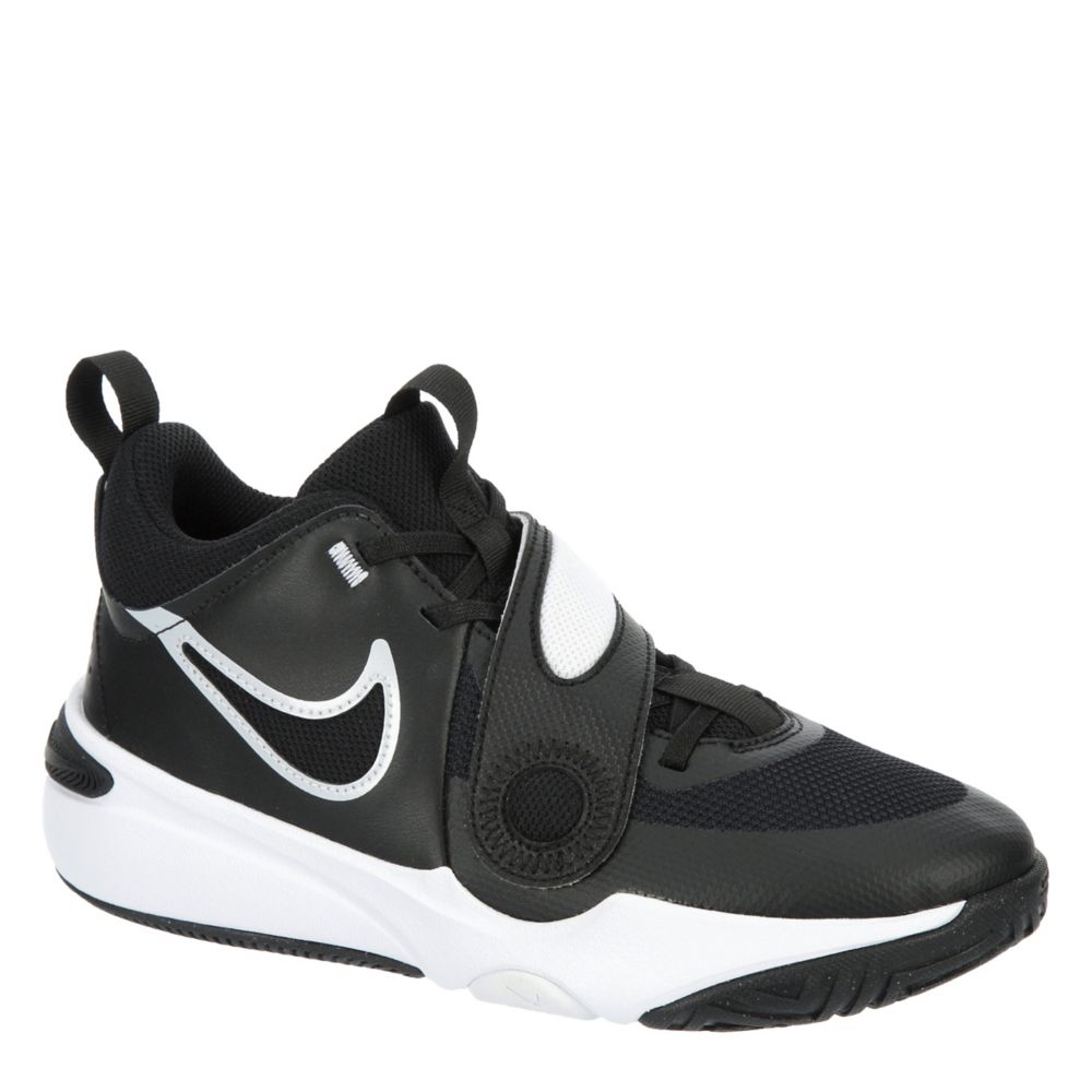 Black Boys Big Kid Team Hustle D11 High Top Basketball Shoe Nike