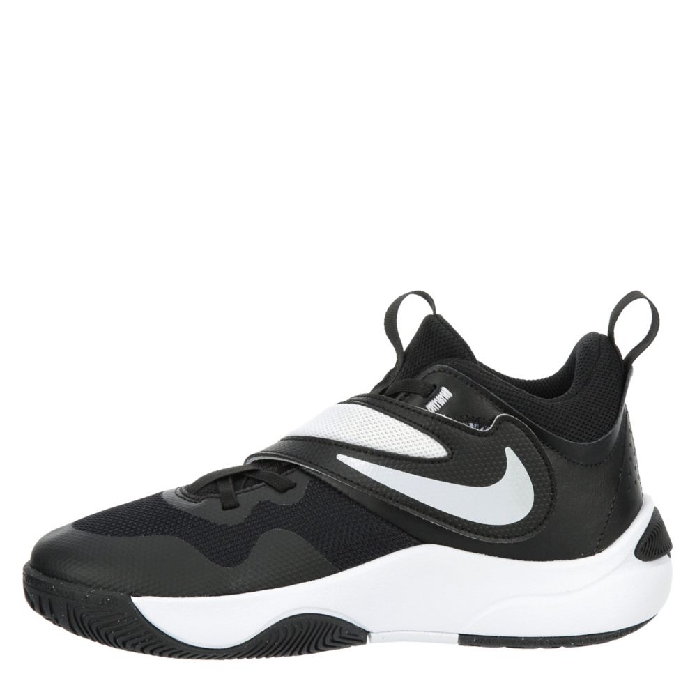 Black Nike Boys Team D11 High Top Basketball Shoe | Athletic & Sneakers | Rack Room Shoes