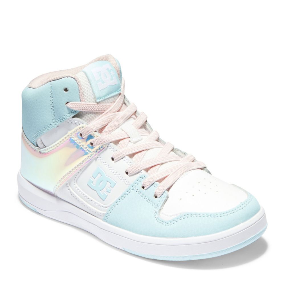Silver Girls Little Kid Cure High Top Sneaker | Dc Shoes | Rack Room Shoes