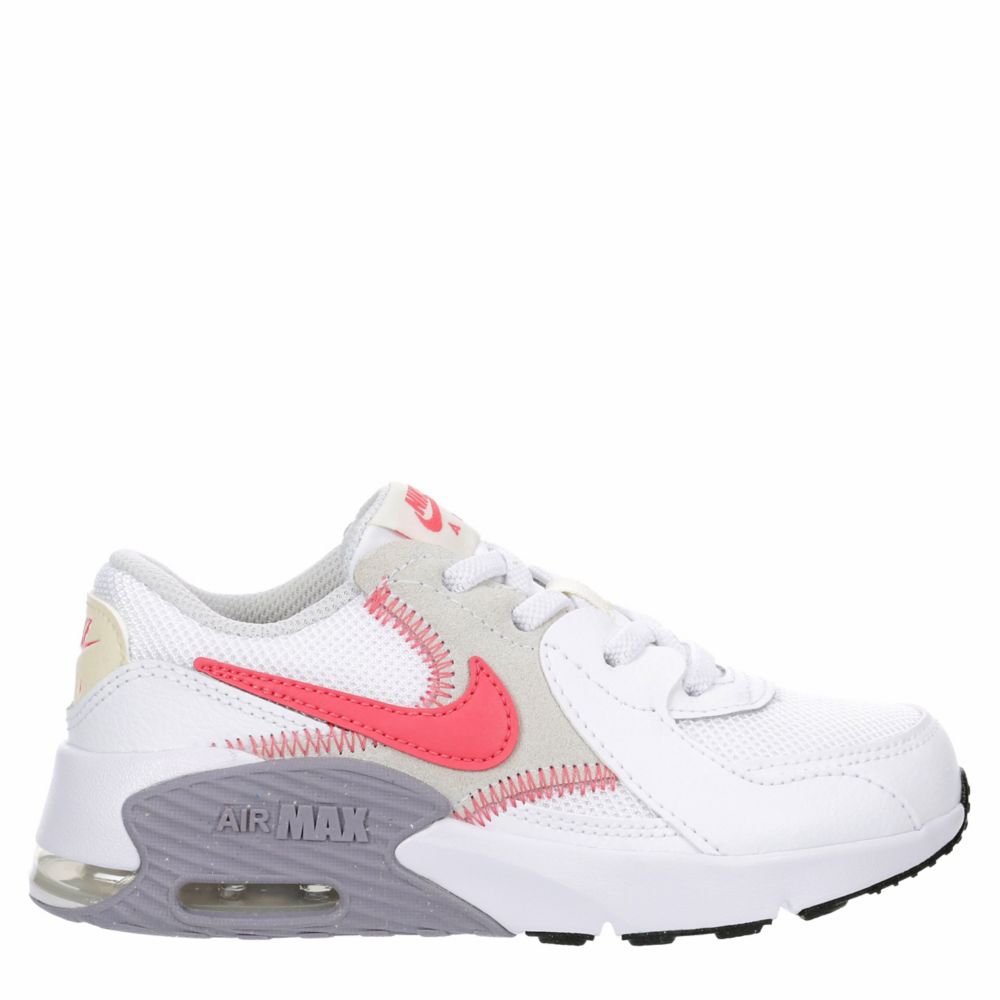 Hectare lenen Wakker worden White Nike Girls Air Max Excee Sneaker | Athletic & Sneakers | Rack Room  Shoes