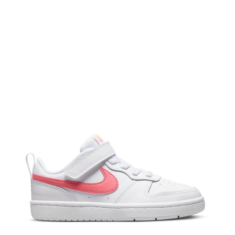 White Girls Big Kid Court Borough Low Recraft Sneaker, Nike