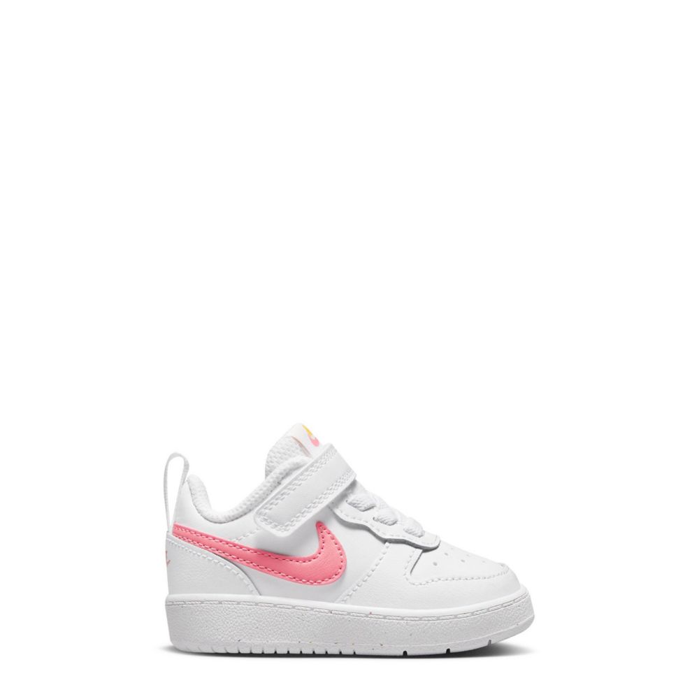  Nike Air Force One Mid Sneaker-Infant Toddler White 4