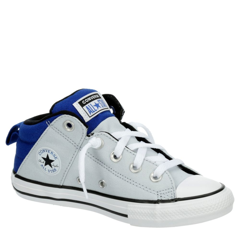 Optø, optø, frost tø Mastery scramble Blue Converse Boys Little Kid Chuck Taylor All Star Axel Mid Sneaker |  Athletic & Sneakers | Rack Room Shoes