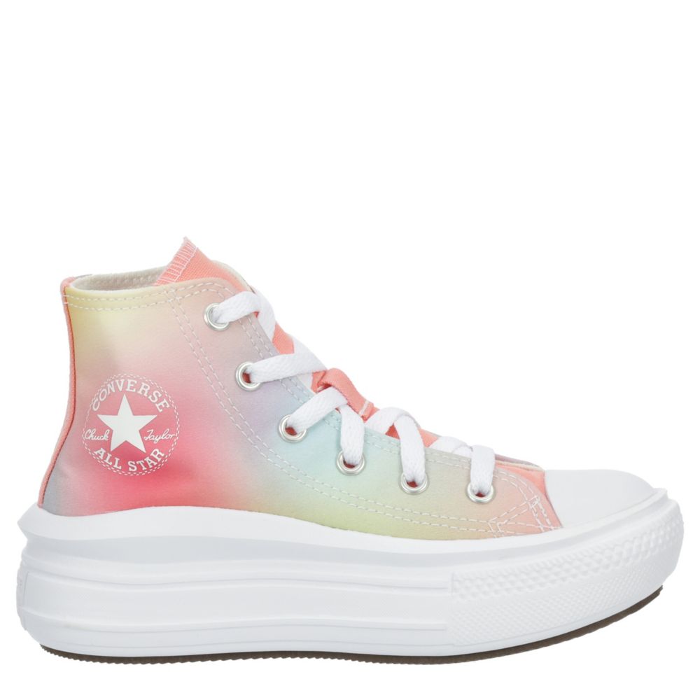 Pink Girls Chuck Taylor All Star Move High Top Sneaker | Converse | Rack  Room Shoes