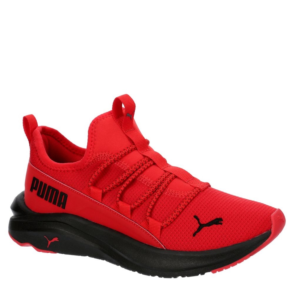 Red puma store shoes kids