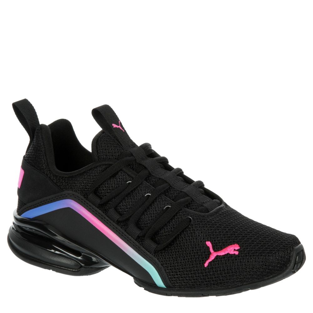 Black Puma Girls Big Kid Axelion Sneaker | Athletic & Sneakers | Rack ...